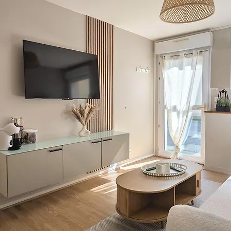 Apartment Cosy Centre-ville - Calme - 4 Pers - Equipe - Caen